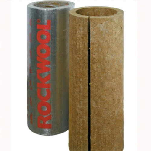 Цилиндр навивной минеральная вата 50/54 L=1м кашированный фольгой ROCKWOOL 100 в Волгограде