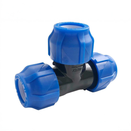 Тройник ПЭ компрессионный Дн 40-25 Ру-16 переходной VALFEX в Волгограде