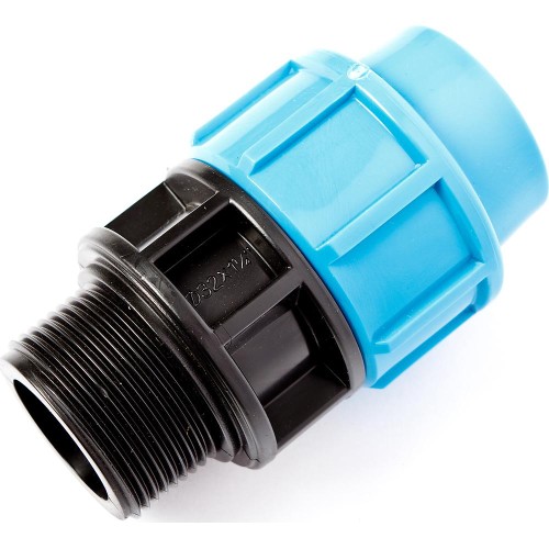 Муфта ПЭ компрессионная Дн 25-3/4" Ру-12,5 НР (НАР) Джилекс в Волгограде