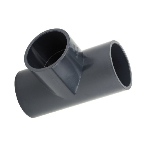 Тройник ПВХ клеевой Дн 160-110 90гр Ру-16 серый переходной напорный Aquaviva в Волгограде