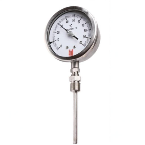 Термометр биметаллический радиальный Ру 25 ТБП-Р ЗТП 100х100 мм 1/2" в Волгограде