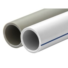 Труба полипропиленовая PP-R напорная серая без армировки Ру 20 Wavin Ekoplastik 16х2,7 мм 4 м ГОСТ 32415-2013