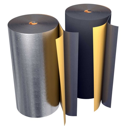 Рулон из вспененного полиэтилена 5/1,0-20 (Т<95°C) самокл с фольг чёрн Energoflex BLACK STAR DUCT AL в Волгограде