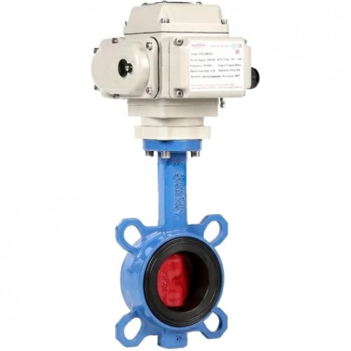 Затвор с чугунным диском и электроприводом межфланцевый 1,6 МПа EPDM Benarmo 80 мм в Волгограде