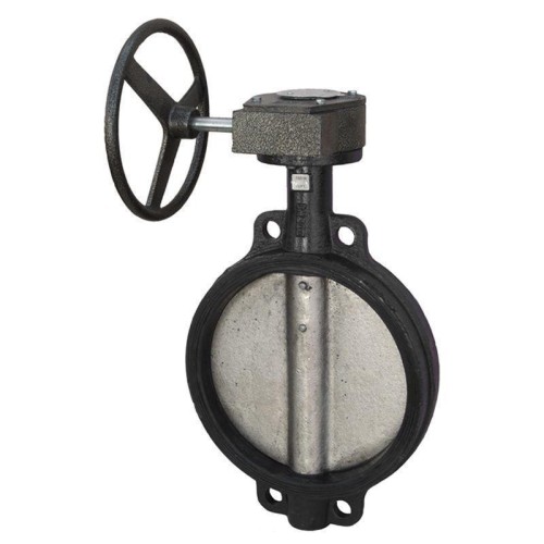 Затвор с чугунным диском и редуктором межфланцевый 1,6 МПа EPDM 200 мм в Волгограде