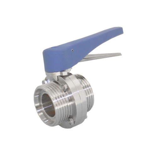 Затвор ручной с нержавеющий диском и рукояткой межфланцевый и внутренней резьбой 0,8 МПа EPDM NK-DZm NK 20х66 мм в Волгограде