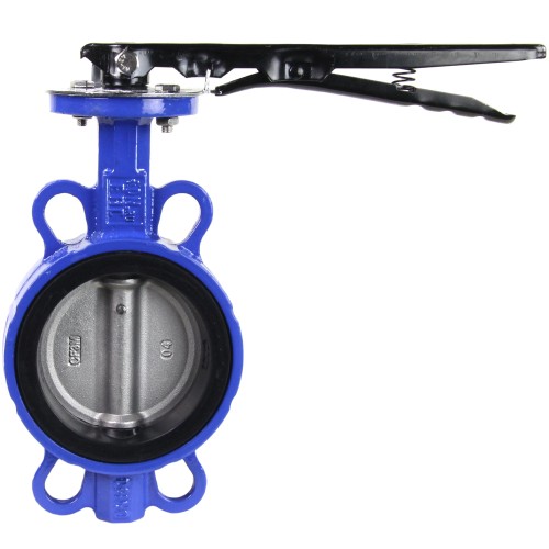 Затвор ручной с чугунным диском и рукояткой межфланцевый 1,0 МПа EPDM 32ч1р СЧ20 ЛМЗ 250х68 мм в Волгограде