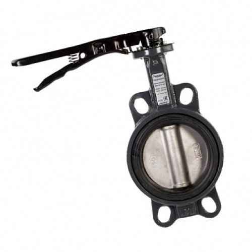Затвор ручной с нержавеющий диском и рукояткой межфланцевый 1,6 МПа EPDM EURO Benarmo 250 мм в Волгограде